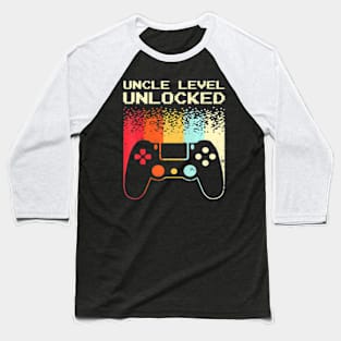 Gaming Uncle For Men Video  First Time Uncle To Be Baseball T-Shirt